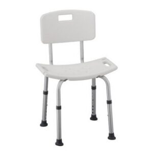 Bath seat with back